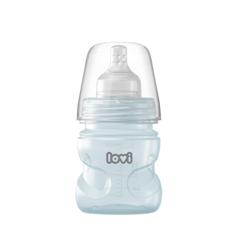 Детская антиколиковая бутылочка Lovi Trends для кормления новорожденных, зеленый бутылочка для кормления силиконовая с ложкой от 5 мес 90 мл зеленый