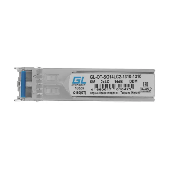 

Gigalink GL-OT-SG14LC2-1310-1310 Модуль SFP, GL-OT-SG14LC2-1310-1310