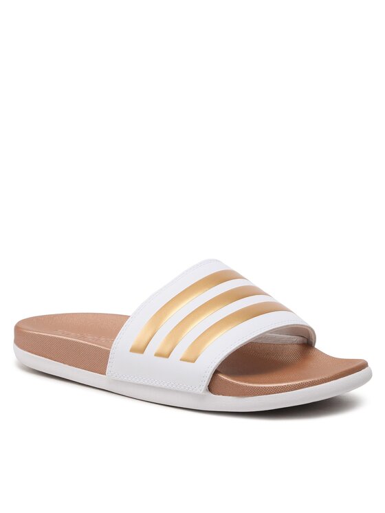 

Шлепанцы adilette Comfort H03618 adidas белый 40,5 EU, adilette Comfort H03618