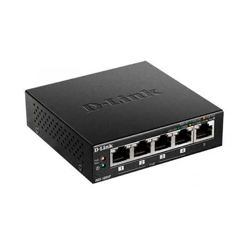 

Коммутатор D-Link DGS-1005P/A1A, DGS-1005P/A1A