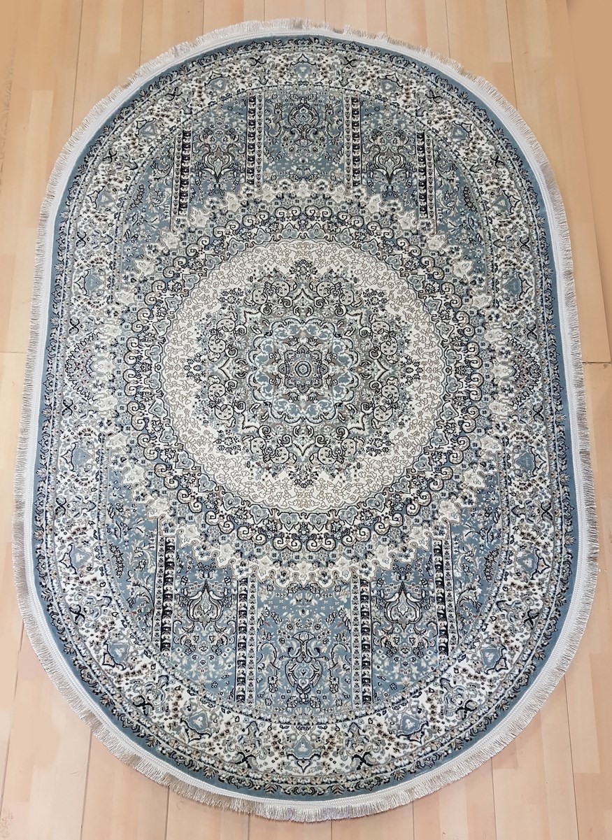 фото Ковер sofia rugs shiraz 0006 овал голубой 120x180