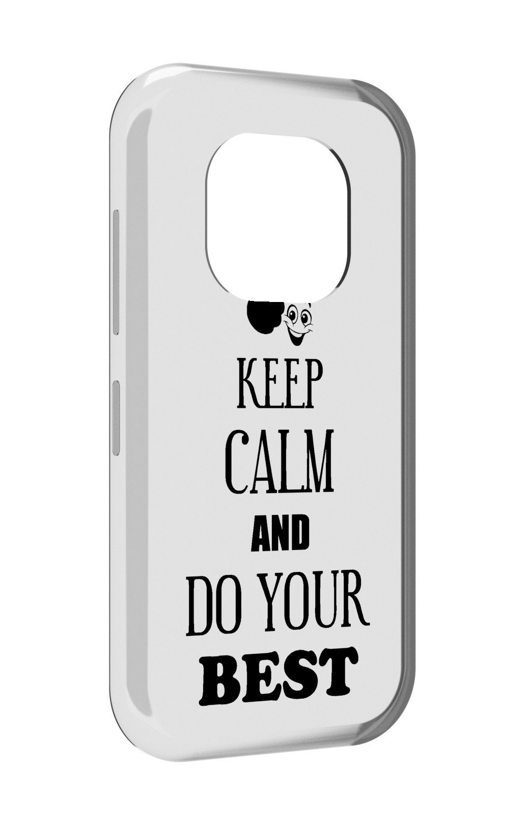 

Чехол задняя-панель-накладка-бампер MyPads keep-calm-and для Doogee V20 противоударный, Прозрачный, Tocco