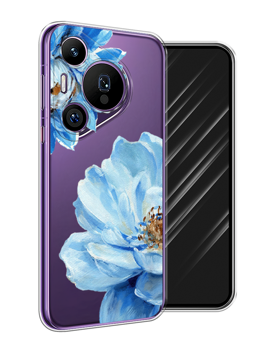 

Чехол Awog на Huawei Pura 70 Pro/70 Pro Plus "Голубые клематисы", Голубой, 6124150-1