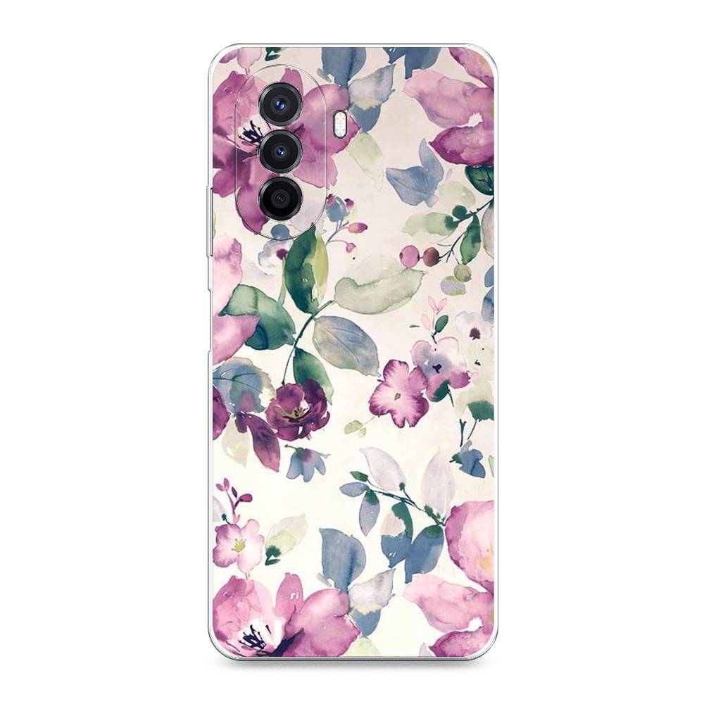 

Силиконовый чехол "Акварельная нежность" на Huawei Nova Y70, 6109150-8