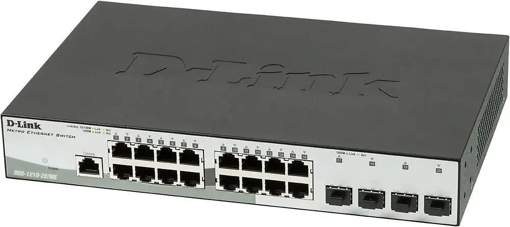 

Управляемый коммутатор D-Link DGS-1210-20/ME/A1A, DGS-1210-20/ME/A1A