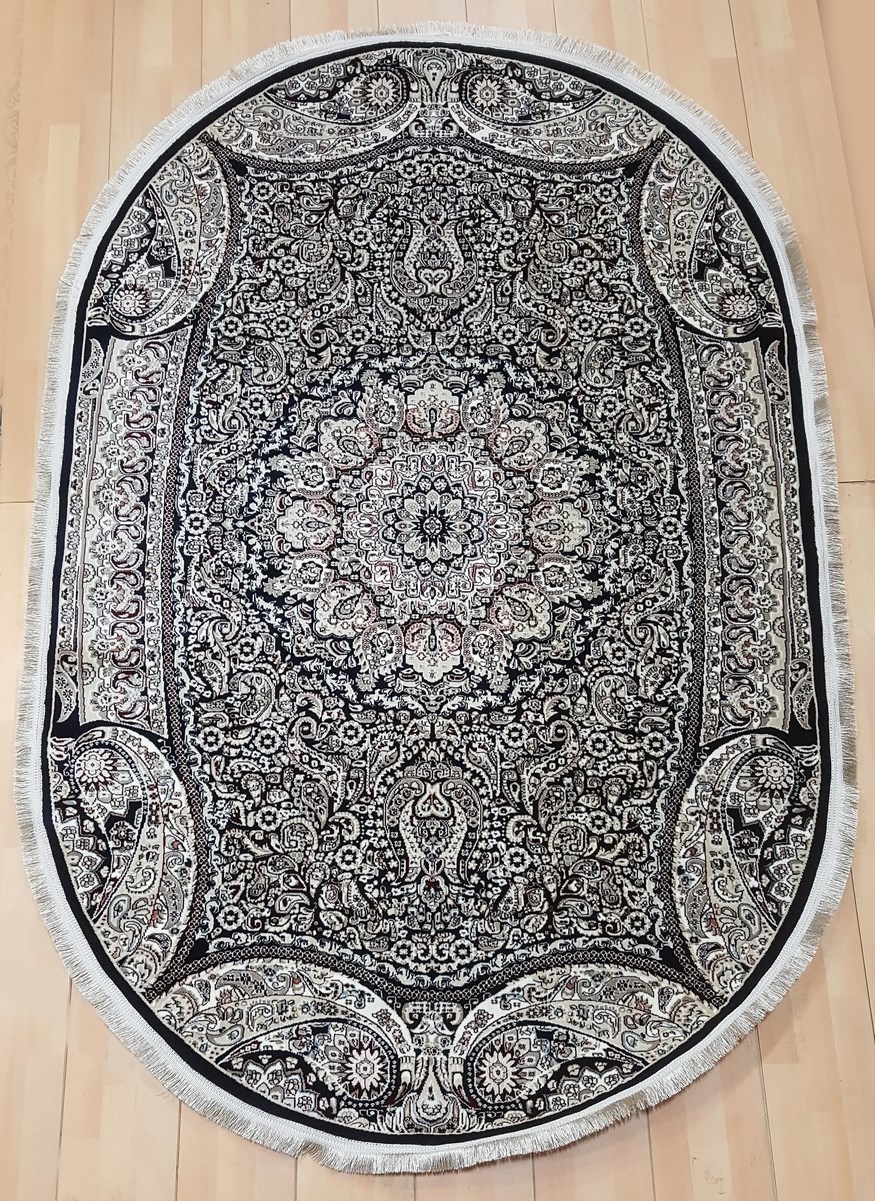 фото Ковер sofia rugs shiraz 0008 овал т.синий 80x150