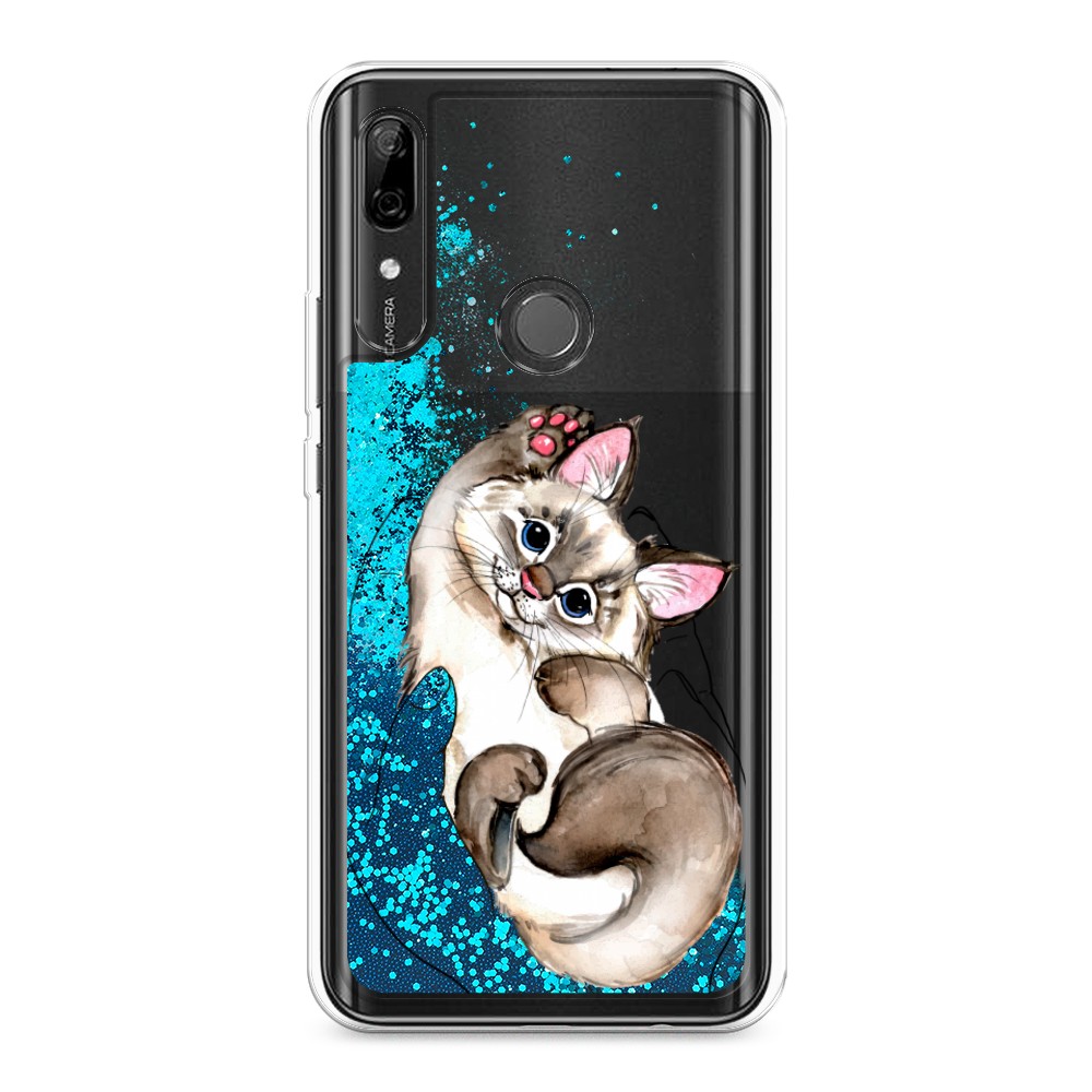 

Чехол Awog на Honor 9X/9X Premium/Huawei P Smart Z/Y9 Prime 2019 "Котенок в ладошках", Разноцветный, 69493-1