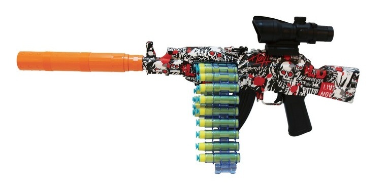 Игрушка Автомат BLASTER GUN со стрелами на акк. B1571101 BLASTER GUN