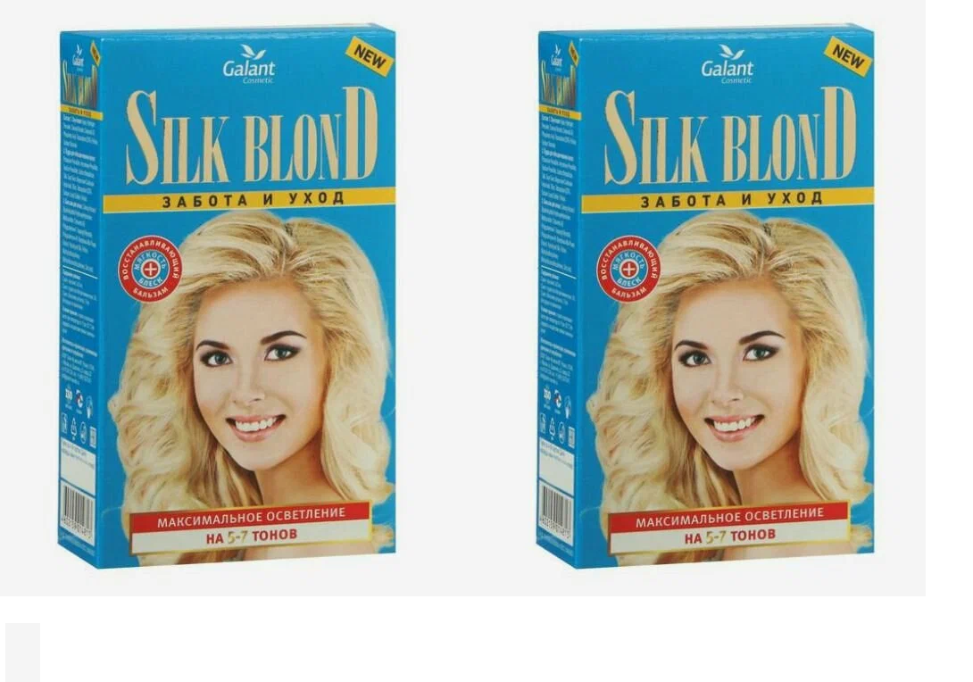 

Осветлитель для волос Galant Cosmetic Silk blond 2 шт, Silk blond