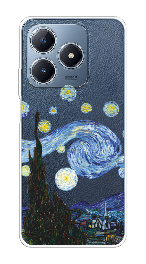 

Чехол Homey на Realme C63 "Ночь Ван Гога", Голубой;синий;черный, 2517350-1