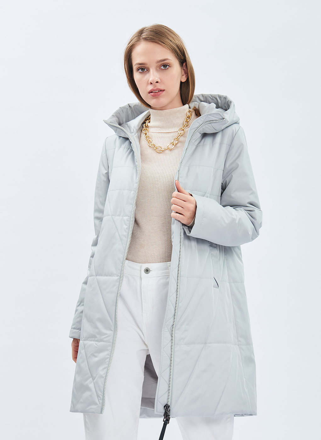 

Куртка женская Britt 60434 серая 48 RU, 60434