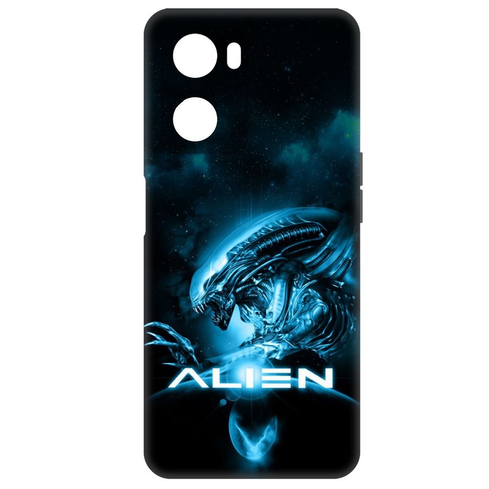 

Чехол-накладка Krutoff Soft Case Чужой. Космос для Oppo A57s черный