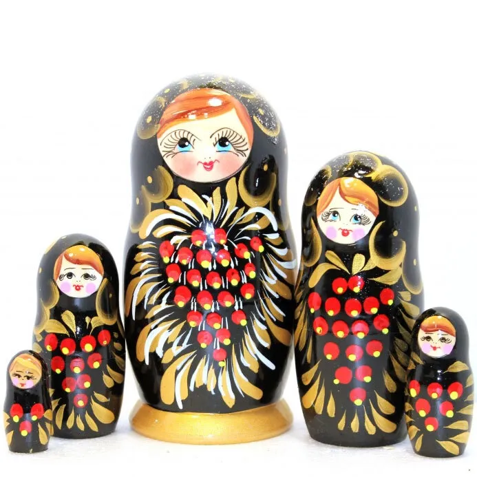 

Подарки Матрёшка "Гроздь смородины" (5 мест, 15 см), d01505373gvozd