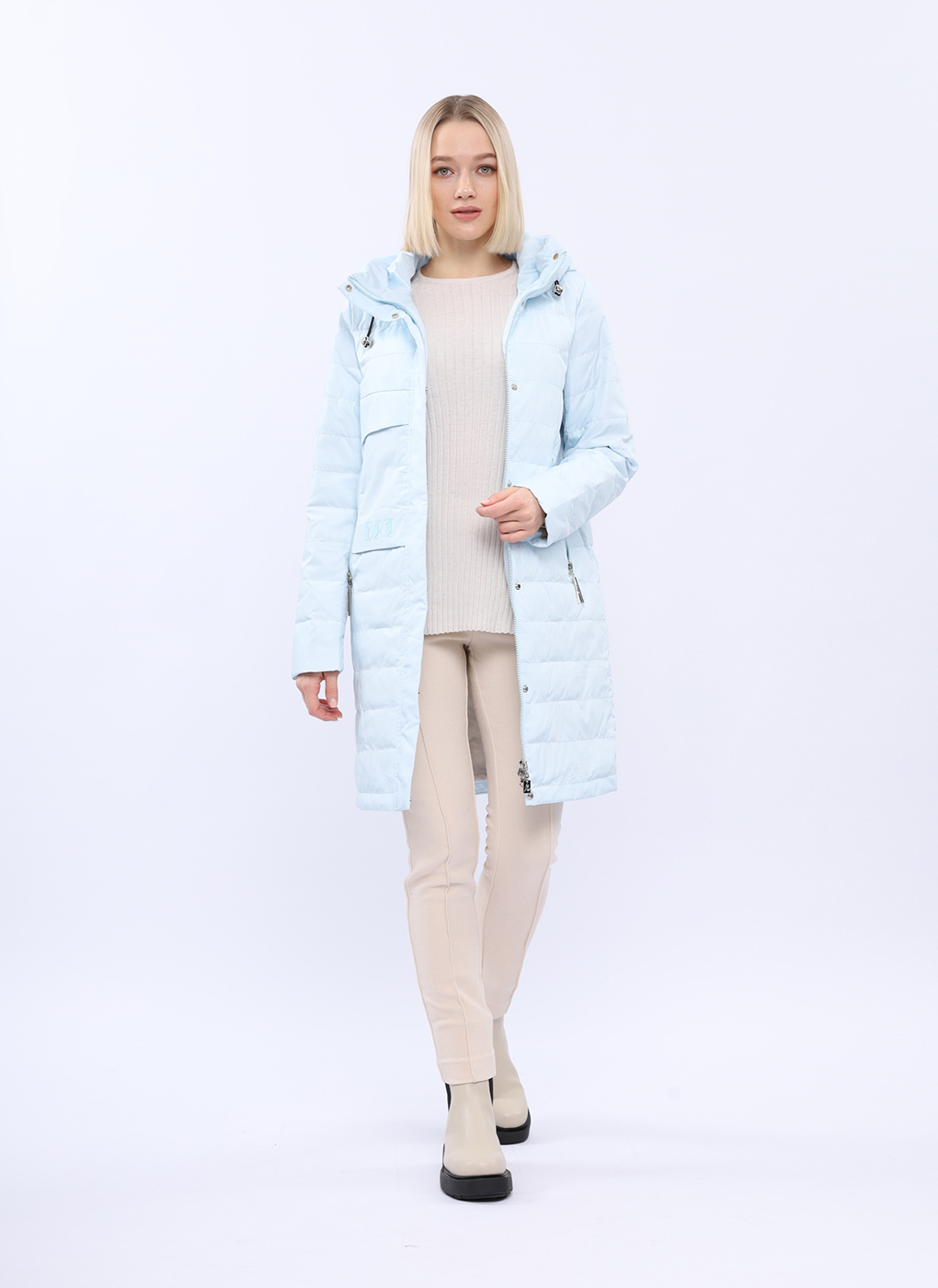 

Куртка женская Britt 60435 голубая 50 RU, 60435