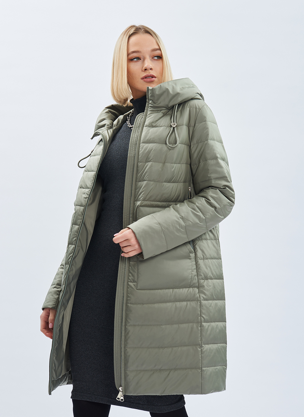 

Куртка женская Britt 60438 зеленая 46 RU, 60438