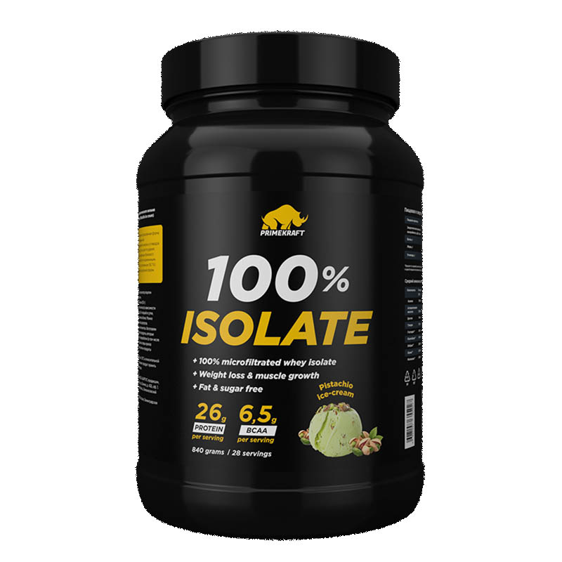 

PrimeKraft Whey Isolate, 840 г, вкус: фисташковое мороженое