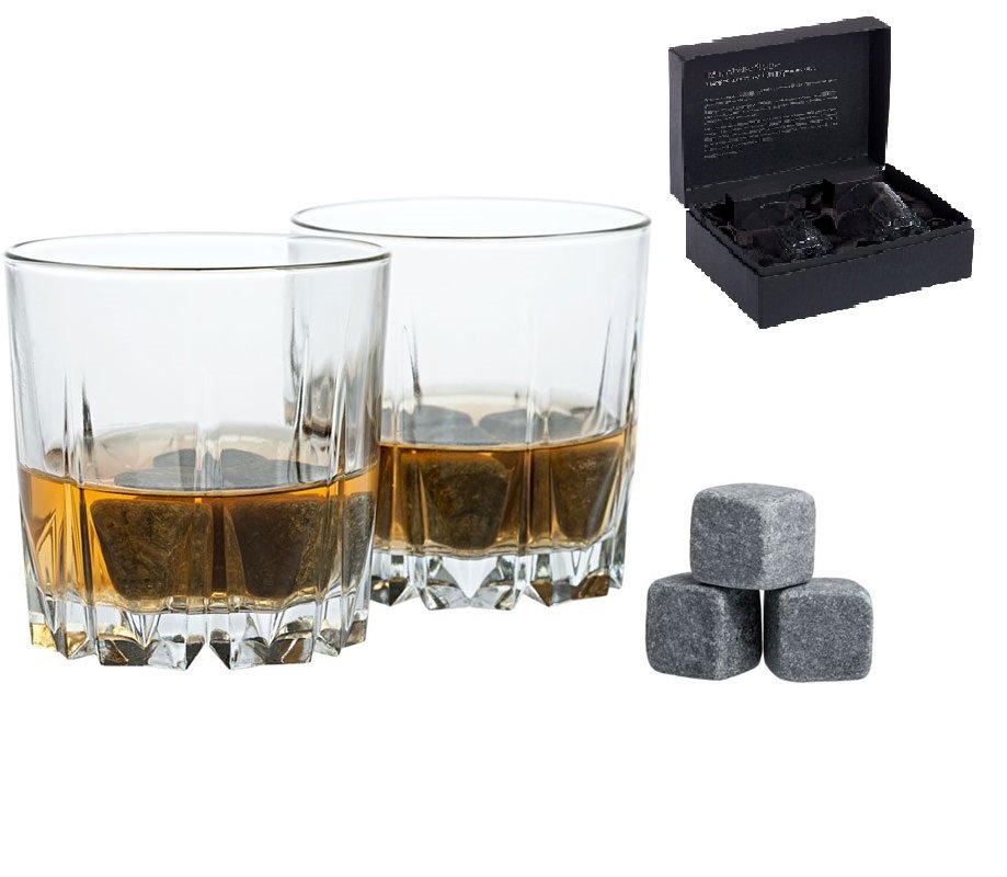 Виски 2 стакана. Бокал для виски с камнями для охлаждения. Набор бокалов для виски. Набор стаканов для виски. Набор для виски с камнями.