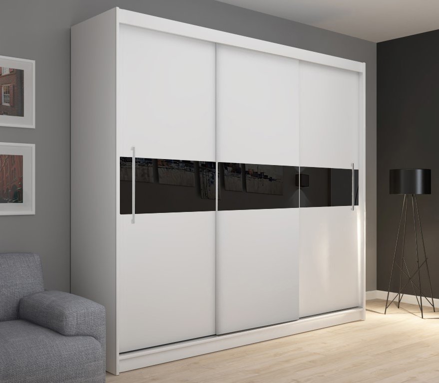 

Шкаф-купе Амадеус-14 для одежды трёхдверный 140x230x50 Мегамебель, Белый, Амадеус-14