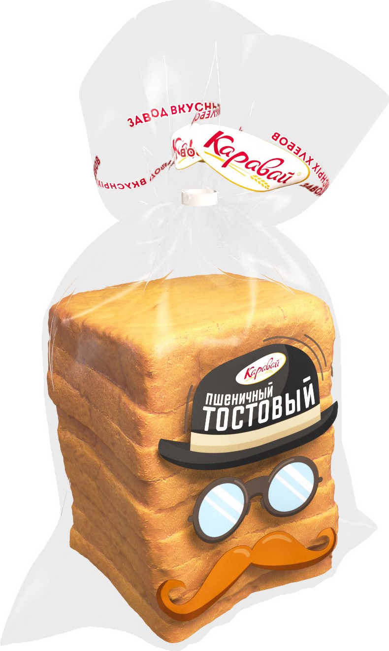 

Хлеб белый Каравай Тостовый 225 г, Тостовый