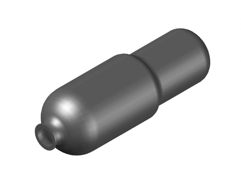 Мембрана для гидроаккумулятора, проходная, SeFa, горл. 90 мм.EPDM 100/150LT-90AR (F0A0201)