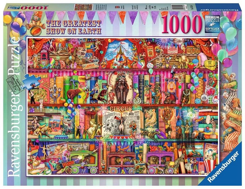 

Пазл Ravensburger 1000 Величайшее шоу на Земле, арт.15254