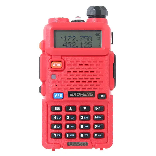 фото Радиостанция baofeng uv-5r (8w) 2 уровня; красный