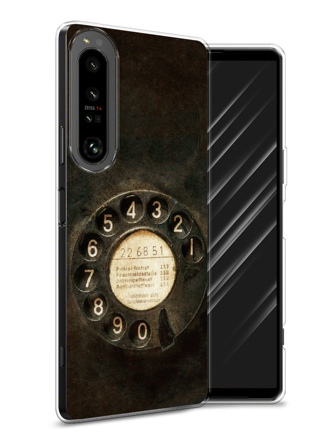 

Чехол Awog на Sony Xperia 1 IV "Старинный телефон", Разноцветный, 55150-5