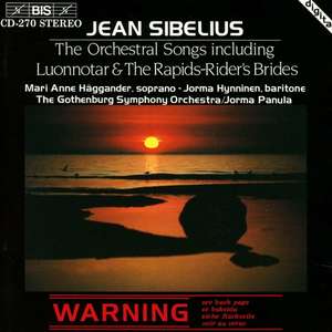 Sibelius - Orchestral Songs