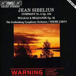 Sibelius - Symphony No.6 / Neeme Jarvi