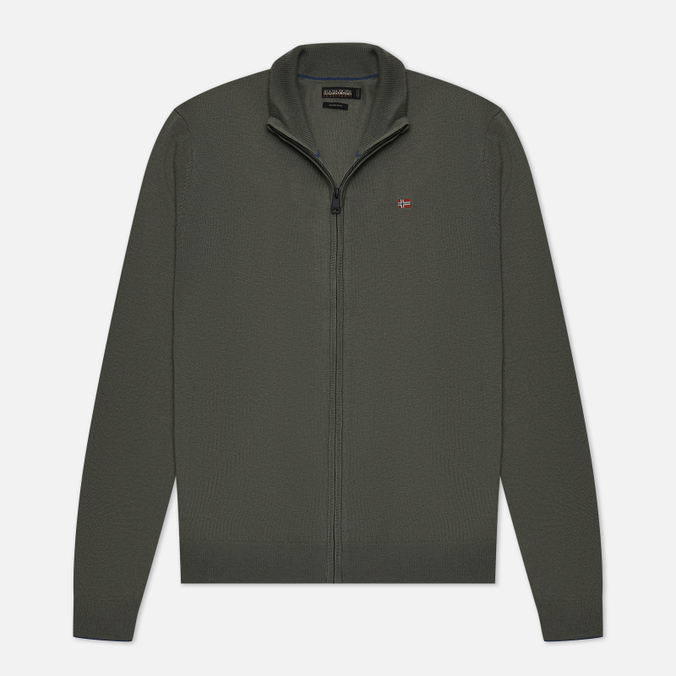 

Мужской свитер Napapijri Damavand Full Zip оливковый, Размер M, Зеленый, Damavand Full Zip