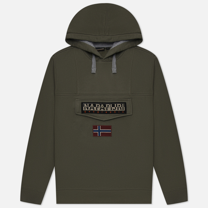 

Мужская толстовка Napapijri Burgee Winter Hoodie оливковый, Размер S, Зеленый, Burgee Winter Hoodie
