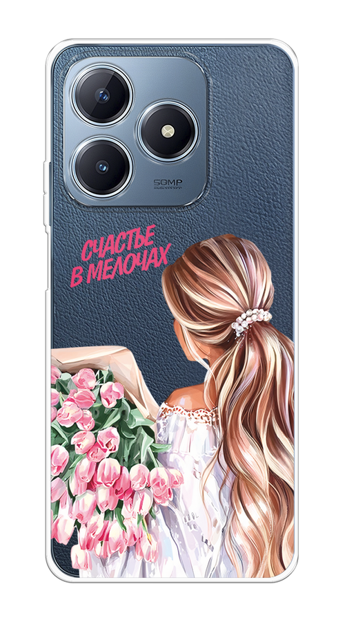 

Чехол Homey на Realme C63 "Простые радости", Прозрачный;розовый;белый;бежевый, 2517350-1