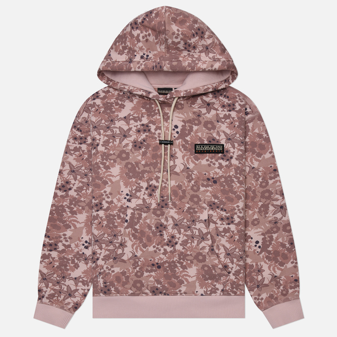 

Женская толстовка Napapijri Earth Hoodie All Over Print розовый, Размер L, Earth Hoodie All Over Print