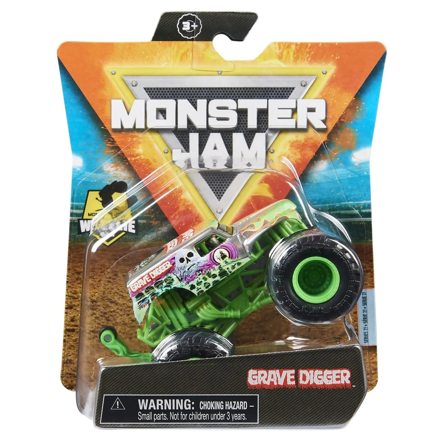 Машинка Monster Jam 1:64 Grave Digger 6044941