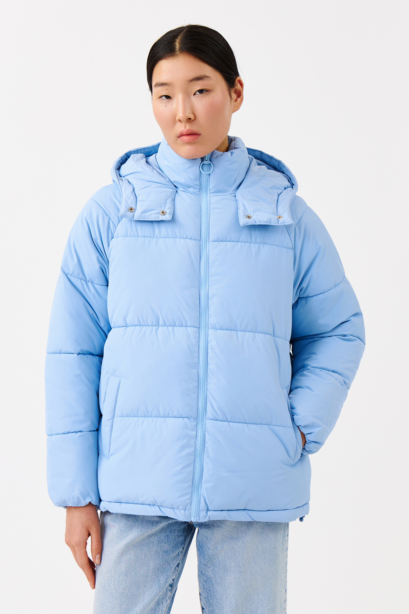 

Куртка женская Befree 2241250122-40 голубая XS, 2241250122-40