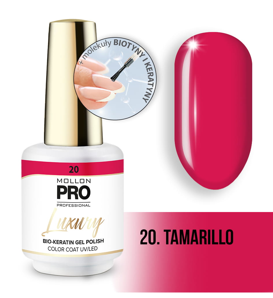 Гель-лак Mollon Pro Luxury Color Coat 20 Tamarillo 8 мл 320₽