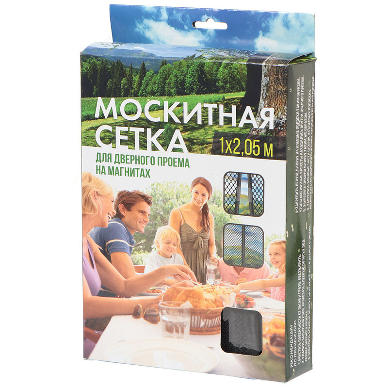 

Москитная сетка С бабочками YTMN003-butter 205х100 см, Черный, С бабочками