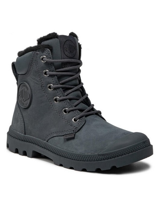 

Ботинки женские Palladium Pampa Sport Cuff Wps 72992-063-M серые 36 EU, Серый, Pampa Sport Cuff Wps 72992-063-M