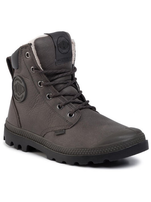 

Ботинки женские Palladium Pampa Sport Cuff Wps 72992-064-M серые 36 EU, Серый, Pampa Sport Cuff Wps 72992-064-M
