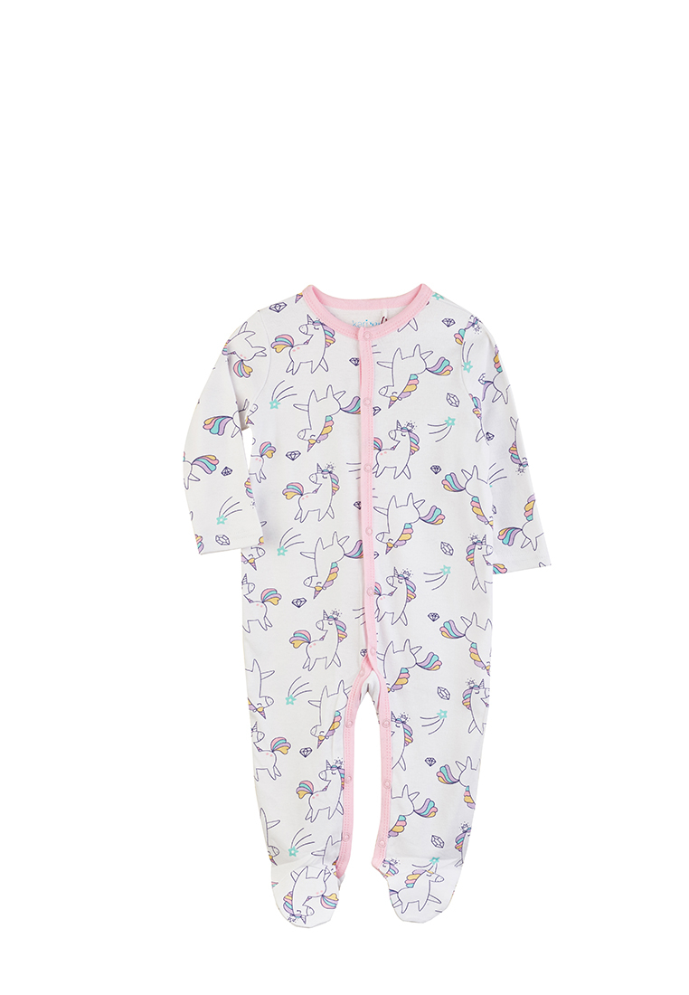 фото Комбинезон детский kari baby ss22b073a0402 цв. белый р. 74