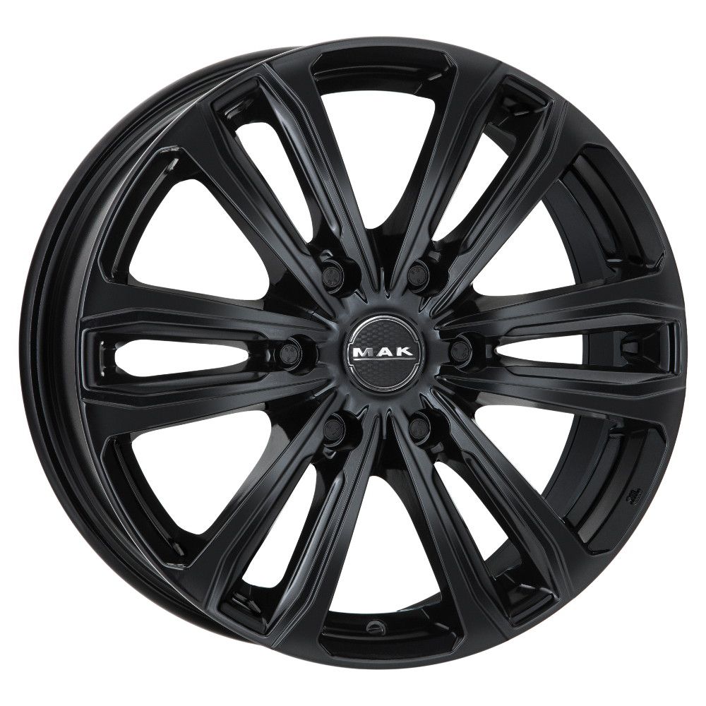 фото Колесный диск mak safari 6 8,0 /r18 6*114,3 et30 d66,1 gloss black f8080af6gb30zn3