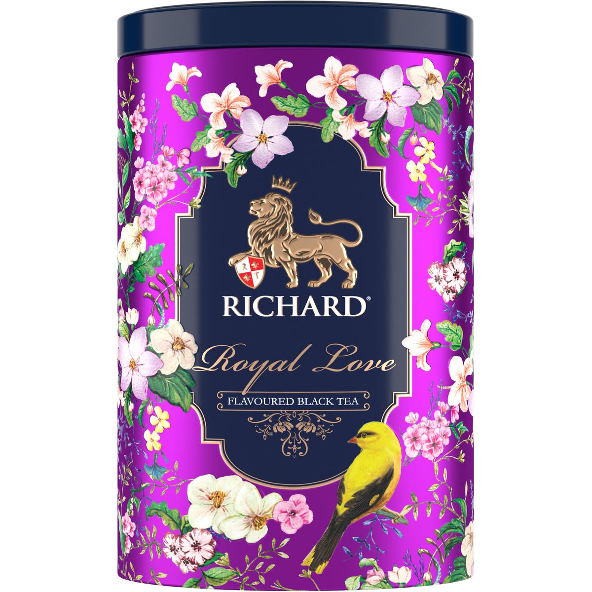 

Чай черный Richard Royal Love | Благородный фиолетовый, листовой с добавками, 80 г