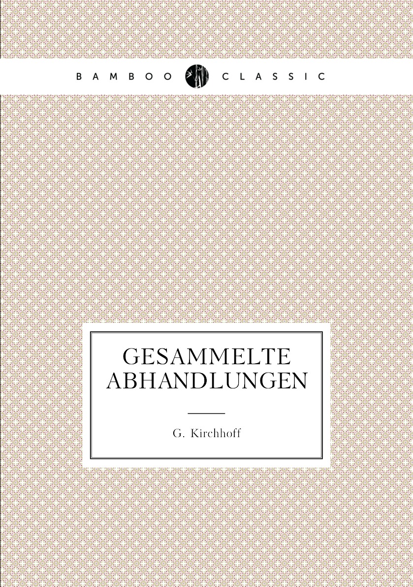 

Gesammelte Abhandlungen