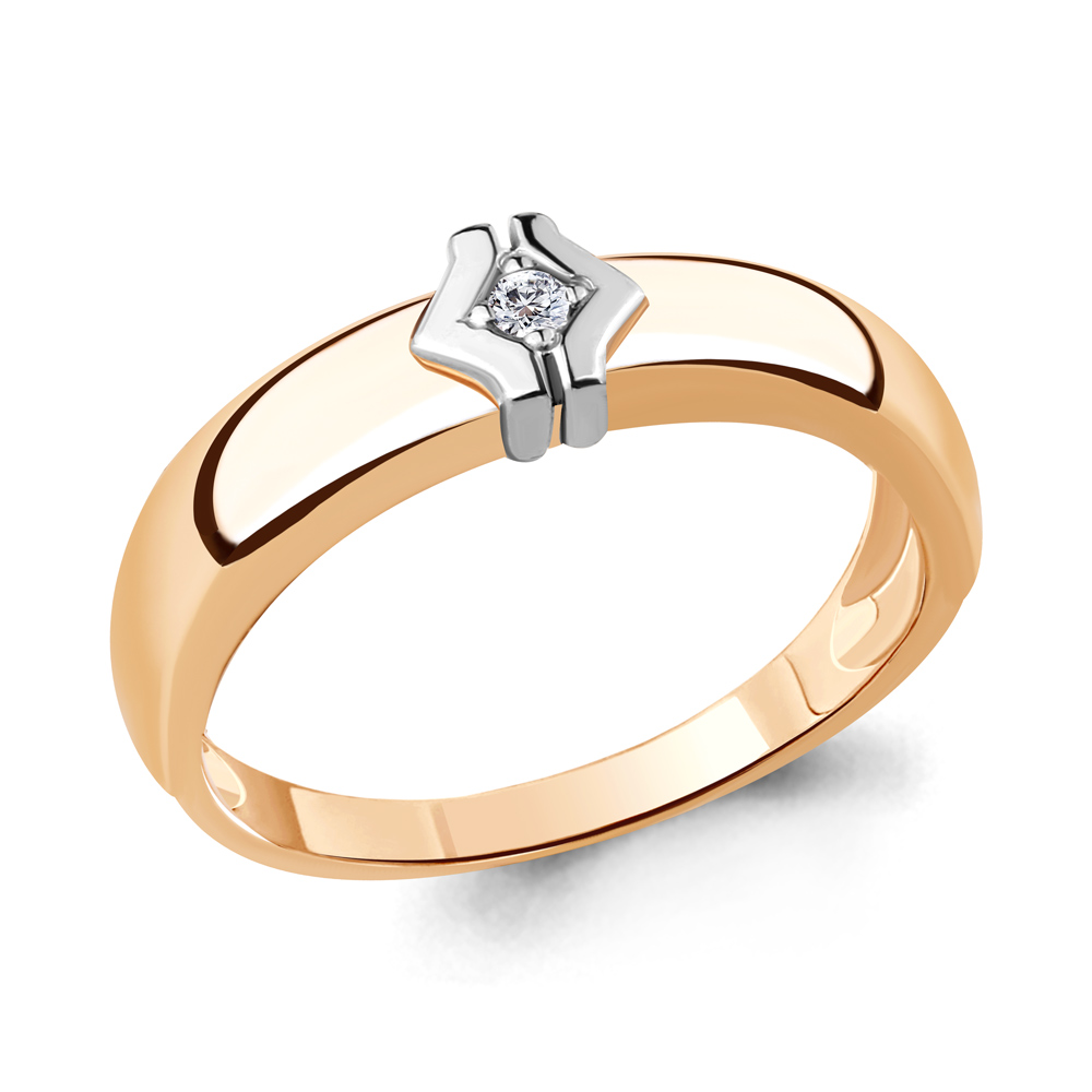 

Кольцо из красного золота с бриллиантом Aquamarine Aquamarine 963723к_585_кз р, 963723к_585_кз
