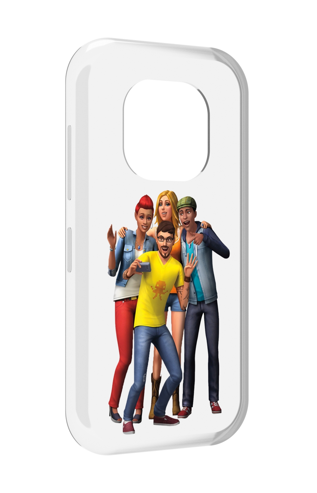 

Чехол задняя-панель-накладка-бампер MyPads sims для Doogee V20 противоударный, Прозрачный, Tocco