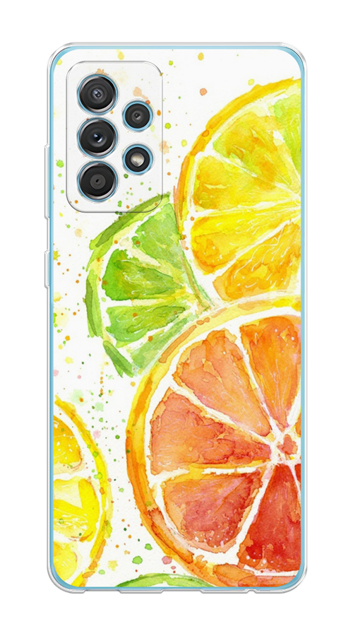 

Чехол на Samsung Galaxy A52/A52s "Цитрусовые", Белый;желтый;красный;зеленый, 2106550-1