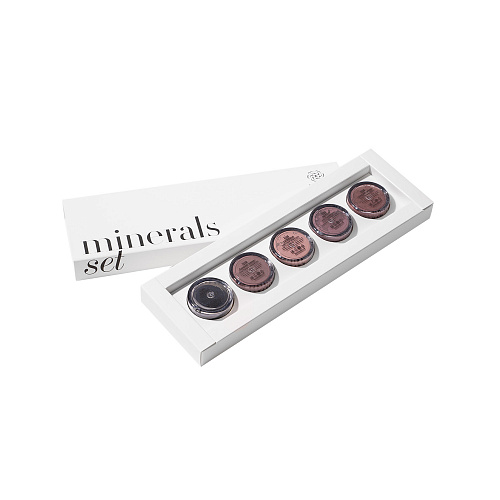 

Набор теней для глаз Kristall Minerals Cosmetics Kit12 №3 Черничный джем 5, Розовый