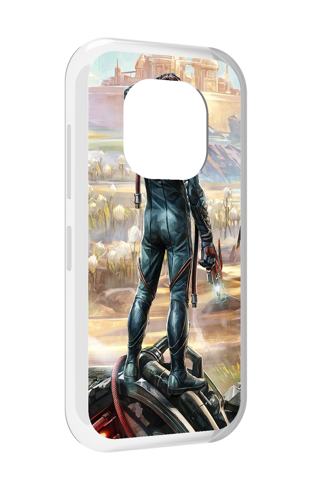 

Чехол задняя-панель-накладка-бампер MyPads the-outer-worlds для Doogee V20 противоударный, Прозрачный, Tocco
