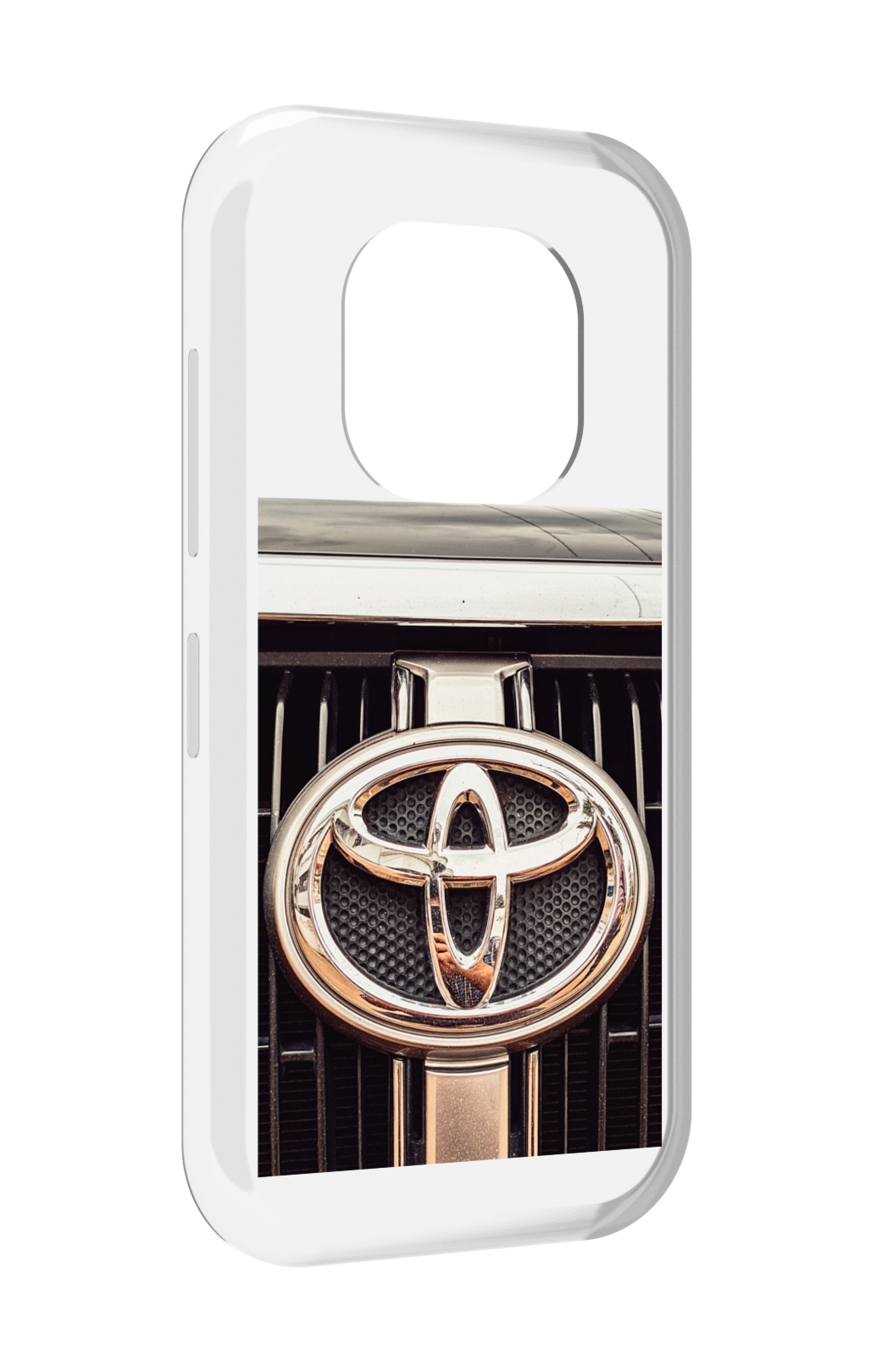 Чехол задняя-панель-накладка-бампер MyPads toyota 3 для Doogee V20 противоударный