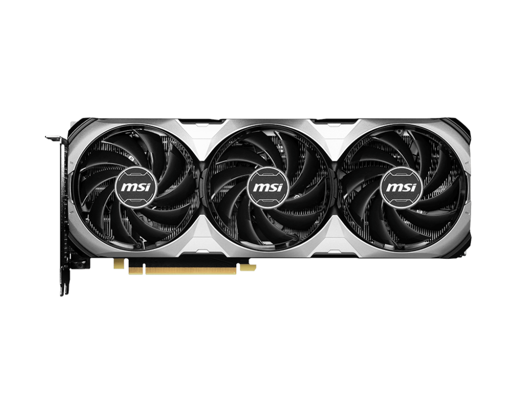 

Видеокарта MSI NVIDIA RTX 4070 SUPER (GeForce RTX 4070 SUPER 12G VENTUS 3X), Черный;серый, RTX 4070 SUPER 12G VENTUS 3X